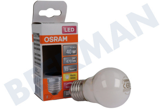 Osram  LED Retrofit Classic P40 Dimbaar E27 4,8W Mat