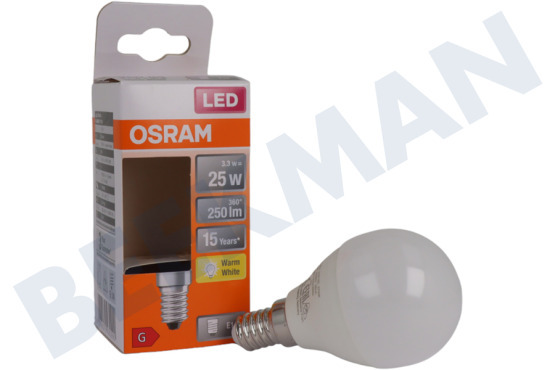Osram  LED Star Classic P25 E14 3,3W Mat
