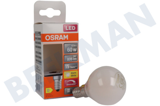Osram  4058075447837 LED Retrofit Classic P Dimbaar Mat 5,5W E14