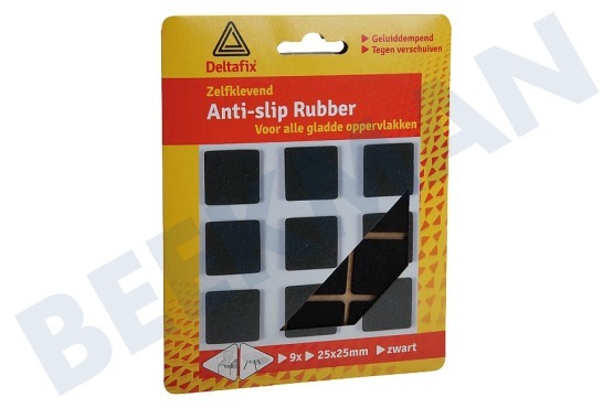 Deltafix  Anti slip-rubber Anti-sliprubber zwart