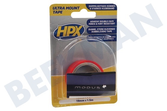 HPX  ZC10 Ultra Mount Tape Dubbelzijdig 19mm x 1,5m
