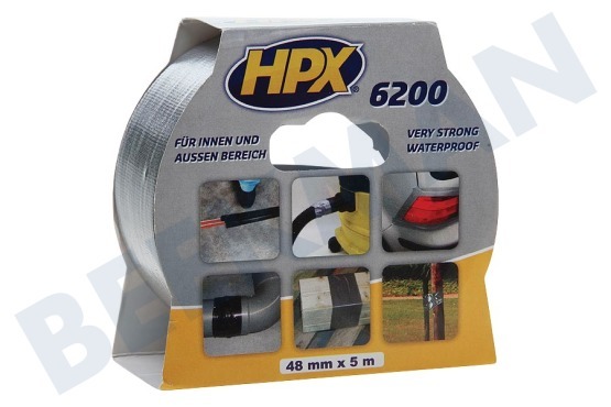 HPX  6200 Pantsertape Repair Zilver 48mm x 5m