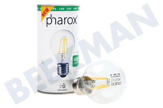 Pharox  Ledlamp LED Standaardlamp A60 Helder 400 Dimbaar