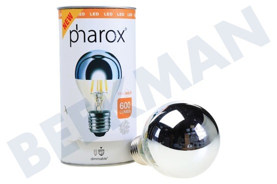 Pharox  Ledlamp LED Standaardlamp A60 Kopspiegel Dimbaar