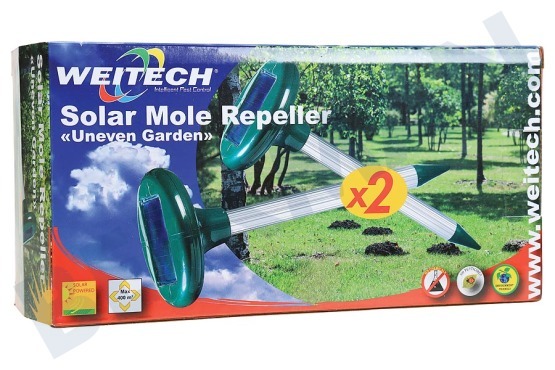 Weitech  WK2015 Solar Mollen verjager en ondergrondse knaagdieren