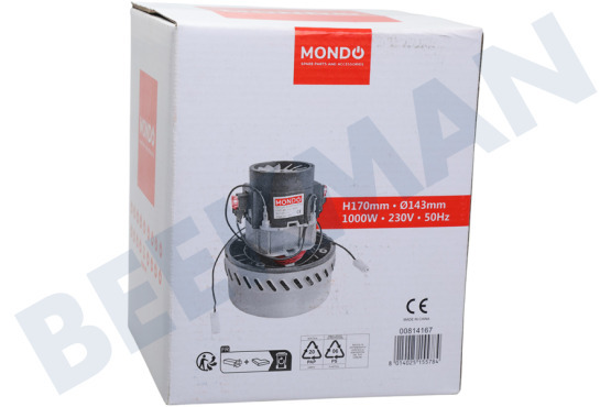 Universeel  Stofzuigermotor ø 143mm 1000 Watt 2-traps