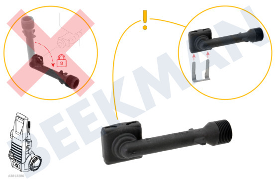 Karcher Hogedruk 9.755-236.0 Aansluiting Aansluitstuk van uitgang