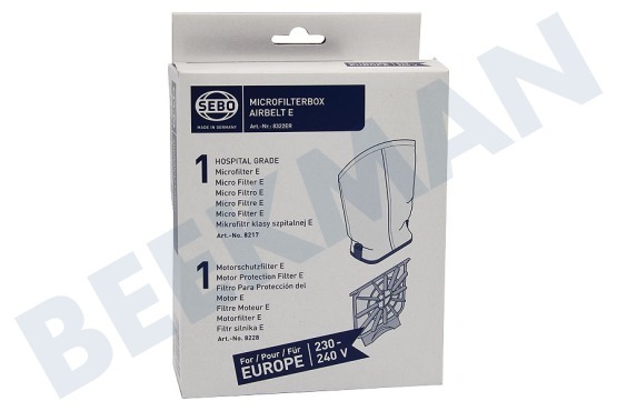 Sebo Stofzuiger Microfilterbox
