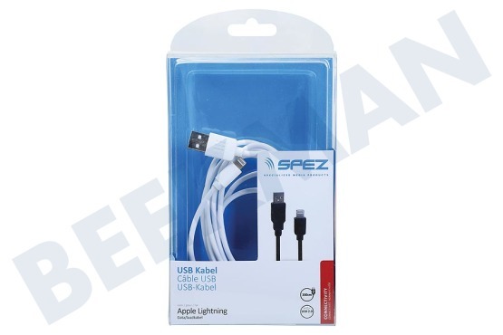 Spez  USB Kabel Apple Lightning 200cm Wit