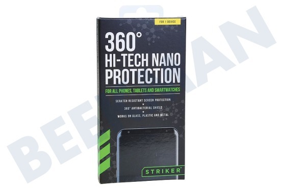 Universeel  HTNPROT1001 Screen Protector 360 High Tech Nano Protection
