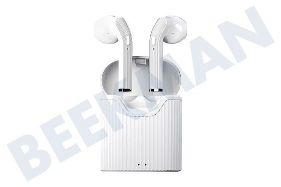 Universeel  Earpods geschikt voor Apple True Wireless Earphones, wit