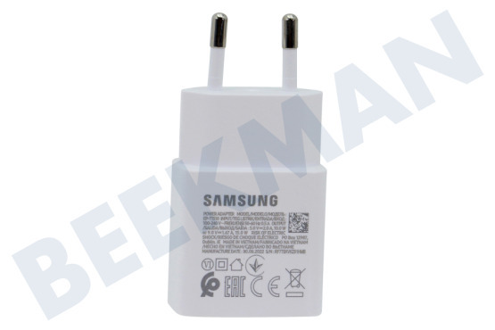 Samsung  EP-T1510NWEGEU Samsung USB-C Oplader Wit