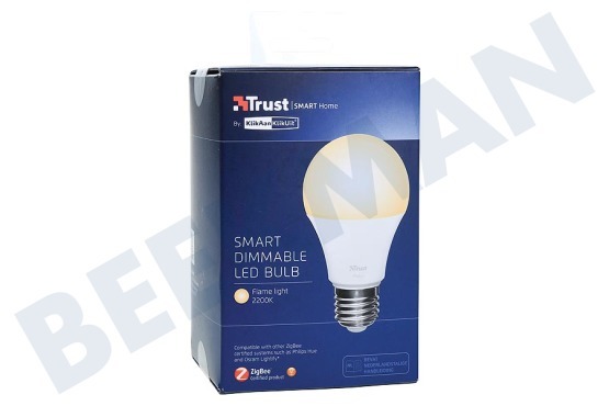 Trust  ZLED-2209 Smarte dimmbare E27 LED-Birne - Weiß
