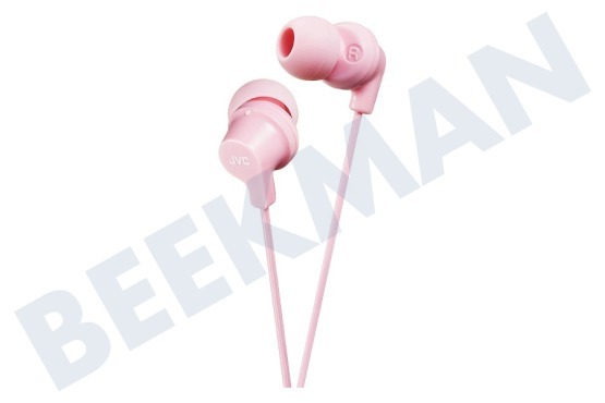 JVC  HA-FX10-LP-E In Ear Stereo Headphones Powerful Sound Light Pink