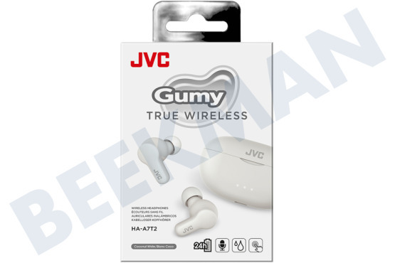 JVC  HA-A7T2-WE True Wireless Headphones, White