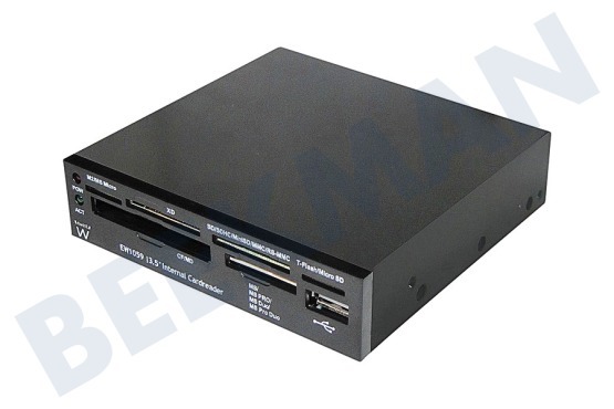 Eminent  EW1059 3.5 inch Interne USB Kaartlezer met USB-poort