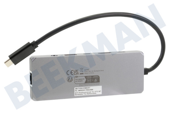 ACT  AC795 USB-C 4K / 8K 60Hz Dockingstation