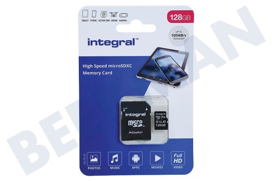 Integral  V10 High Speed micro SDHC Card 128GB