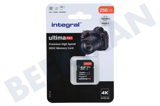 Integral  V30 UltimaPro X2 SDXC Memory Card 256GB