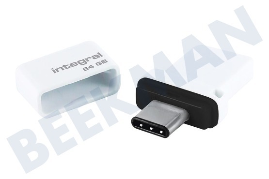 Integral  Fusion Dual Flash Drive USB-C & USB 3.1 Gen 1 64GB