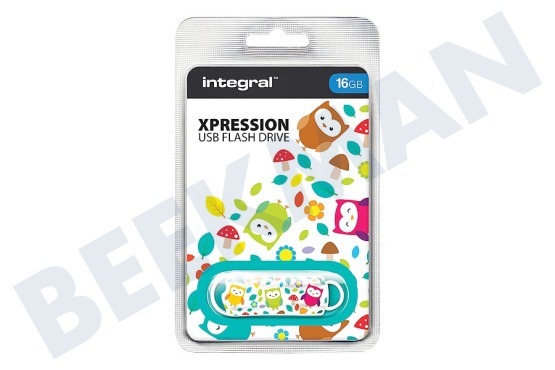 Integral  INFD16GBXPROWLS Xpression USB Flash Drive 16GB