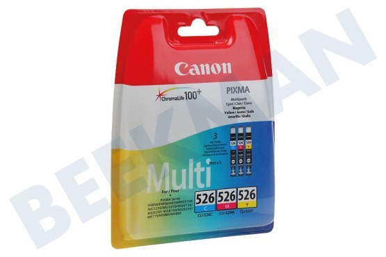 Canon  Inktcartridge CLI 526 CLI 526 C/M/Y multipack