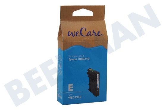 Wecare Epson printer Inktcartridge T0802 Cyan