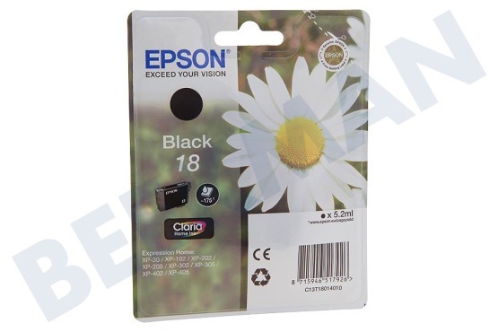 Epson  Inktcartridge T1801 Black