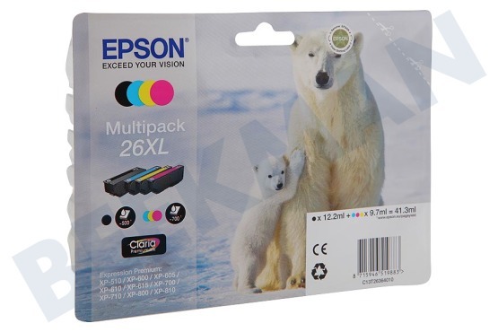 Epson  Inktcartridge 26XL Multipack