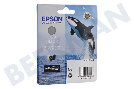 Epson  Inktcartridge T7607 Light Black