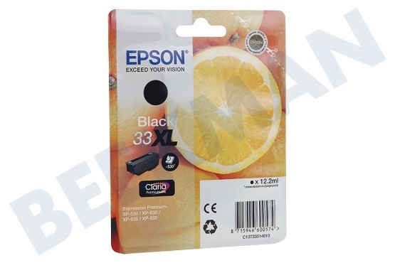 Epson  T3351 Epson 33XL Black