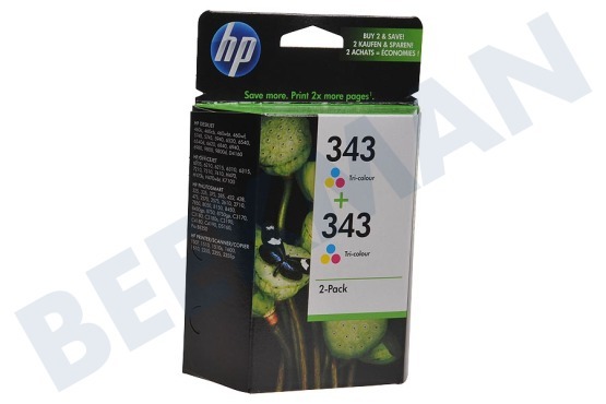 HP Hewlett-Packard HP printer Inktcartridge No.343 Color