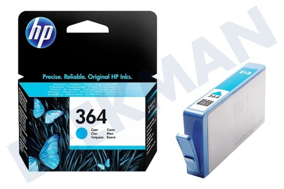 HP Hewlett-Packard HP printer HP 364 Cyan Inktcartridge No. 364 Cyan