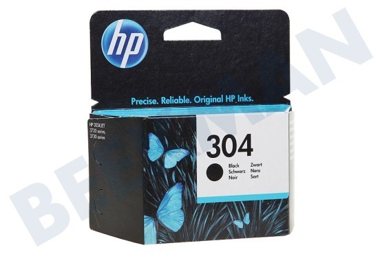 HP Hewlett-Packard  N9K06AE HP 304 Black