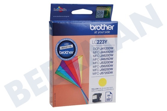Brother  LC-223Y Inktcartridge LC-223 Yellow