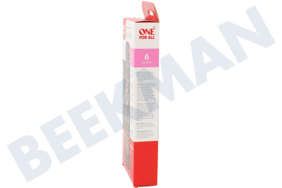 One For All  URC3661 One For All Essential 6 antimicrobiele afstandsbediening