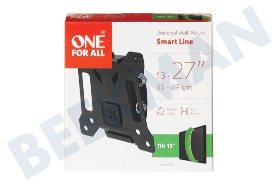 One For All  WM2121 Muursteun Smart Line Tilt 13-27"