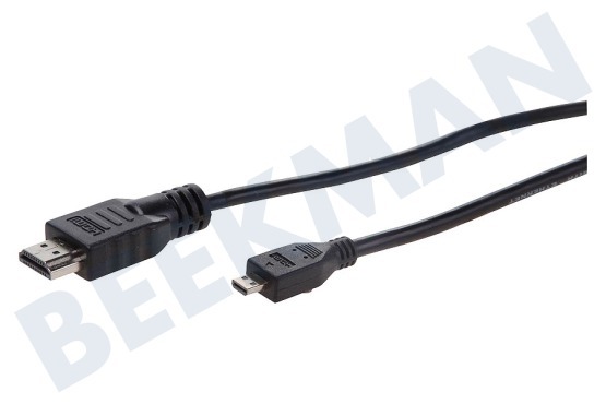 Easyfiks  HDMI-Micro HDMI Kabel High Speed + Ethernet, 2.5 Meter