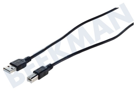 Easyfiks  USB Aansluitkabel 2.0 A Male - USB 2.0 B Male, 2.5 Meter