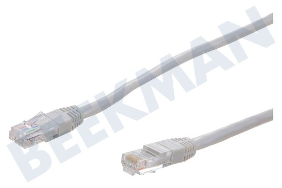Easyfiks  UTP CAT5E Netwerkkabel Grijs, 5.0 meter, 2x RJ45 Male
