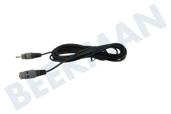 Easyfiks  Jack Kabel 3.5mm Stereo Male - Female, 5 meter, Verguld