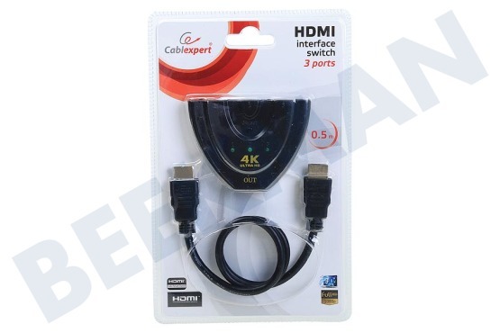 Cablexpert  3-Poorts HDMI Switch