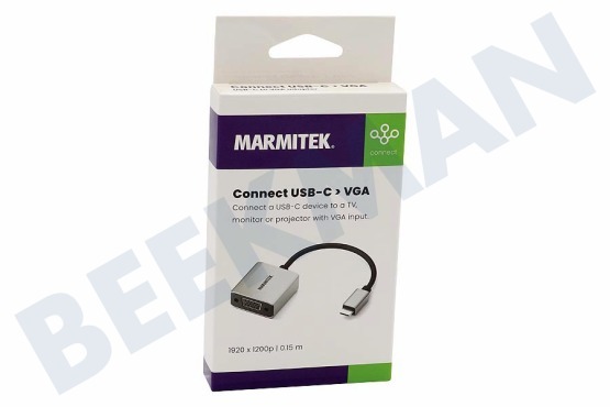 Marmitek  Adapter USB-C > VGA