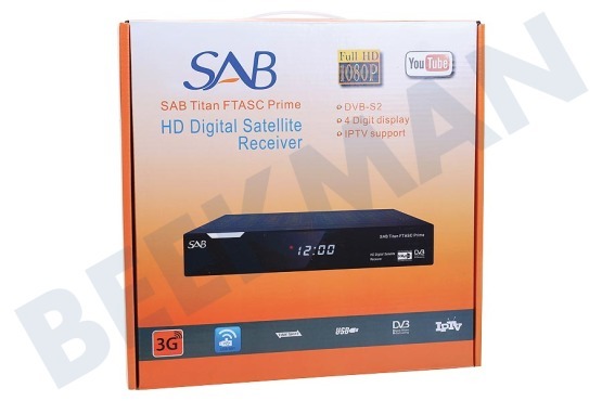 SAB  Ontvanger SAB Titan DVB-S(2) FTA prime plus