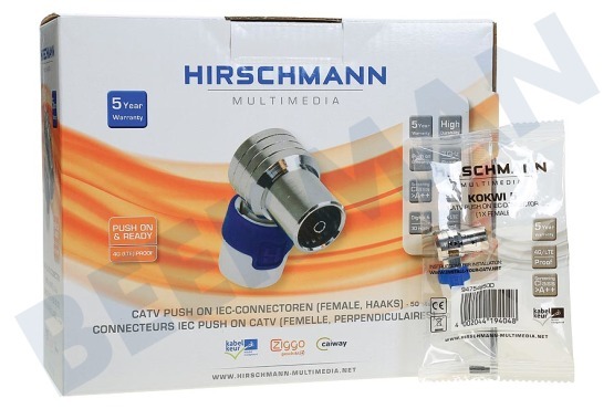 Hirschmann  KOKWI 5 Coax Stekker IEC connector Female