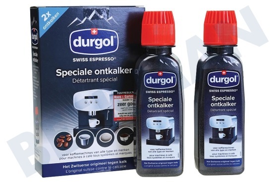 Durgol  7610243006047 Swiss Espresso speciale ontkalker 2x 125ml