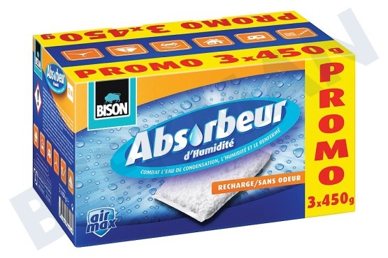 Bison  Vochtvreter Promopack 3x450gram