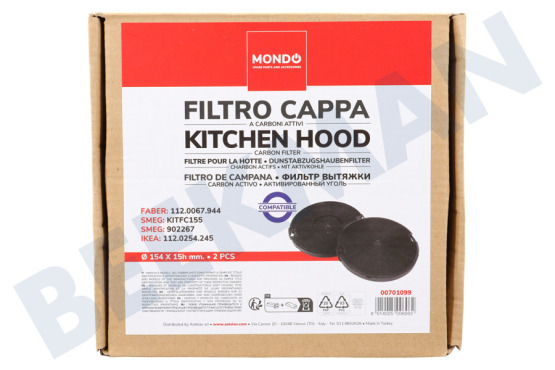 Electrolux Afzuigkap Filter Koolstoffilter EFF75