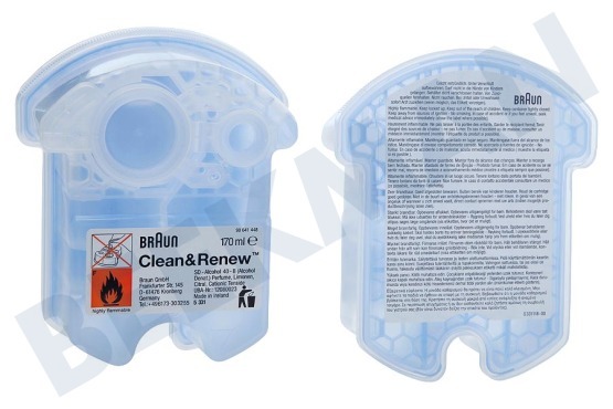 Braun  Reiniger Clean & Renew cartridge 2x