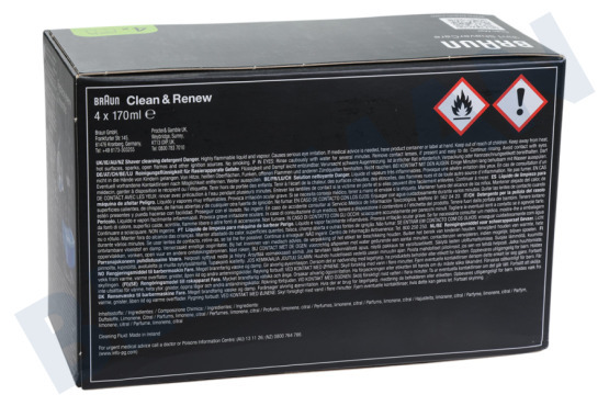 Braun  Reiniger Clean & Renew 4x